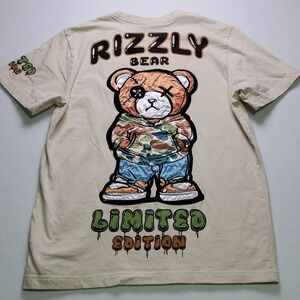 Rizzly Bear Limited Edition Graphic T-Shirt Super Massive Streetwear Medium